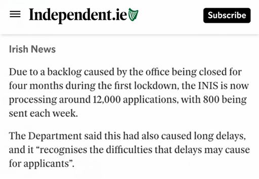 移民愛(ài)爾蘭